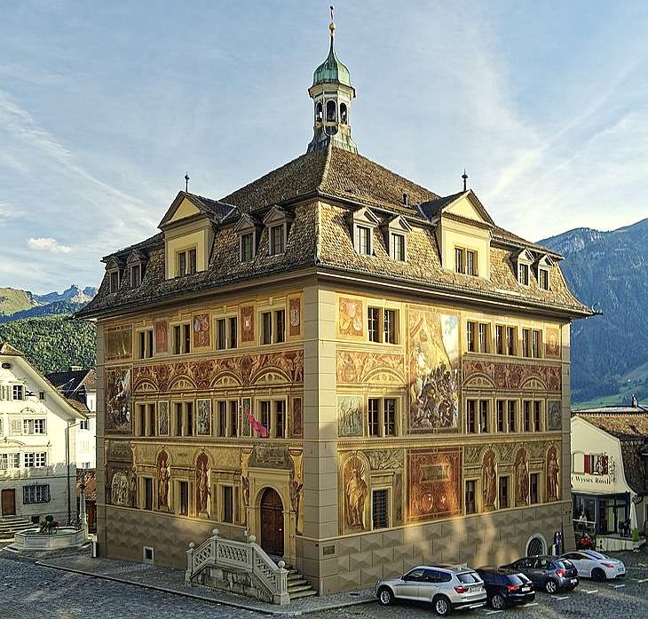 Rådhuset i Schwyz (Schweiz) Pussel online