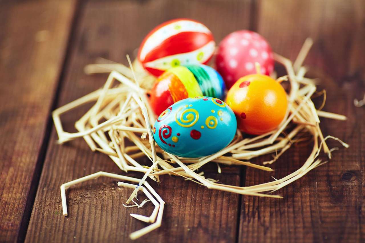 Velikonoční vajíčka online puzzle
