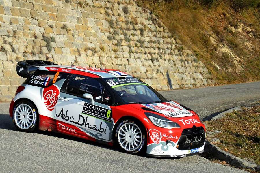 Monte Carlo-Citroen ds3 bei der Rallye Online-Puzzle