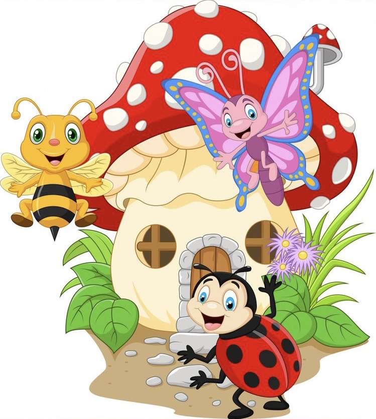 The happy insects jigsaw puzzle online