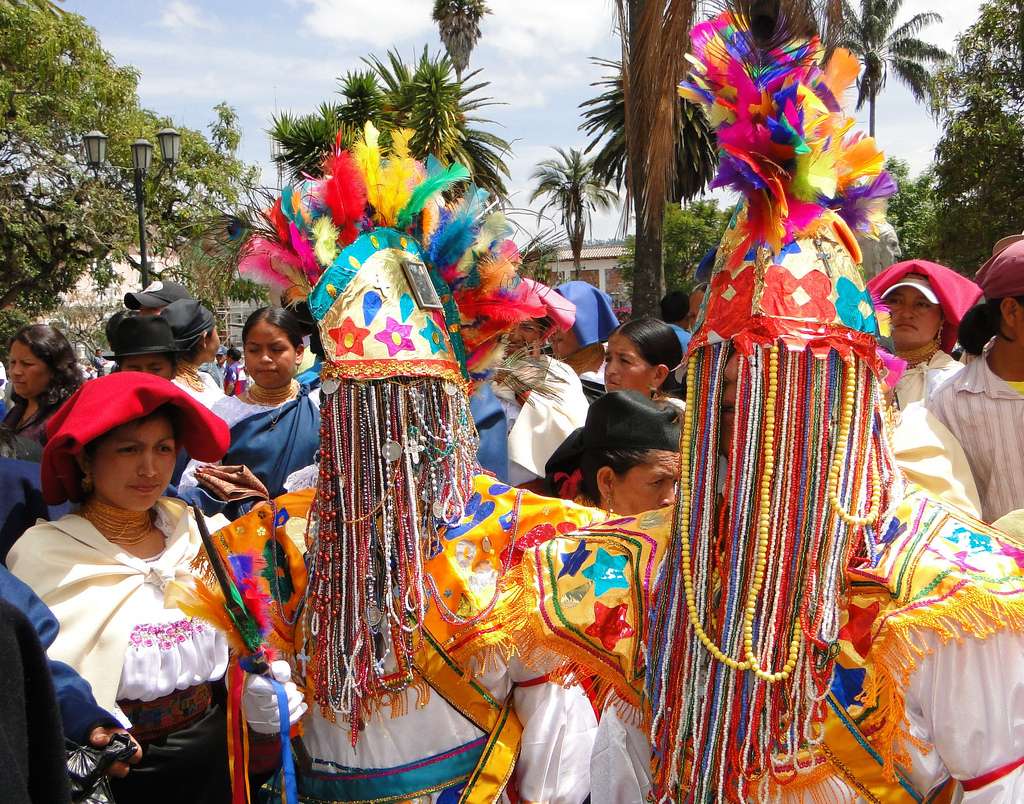 Otavalos fesztiválok és kultúrák online puzzle