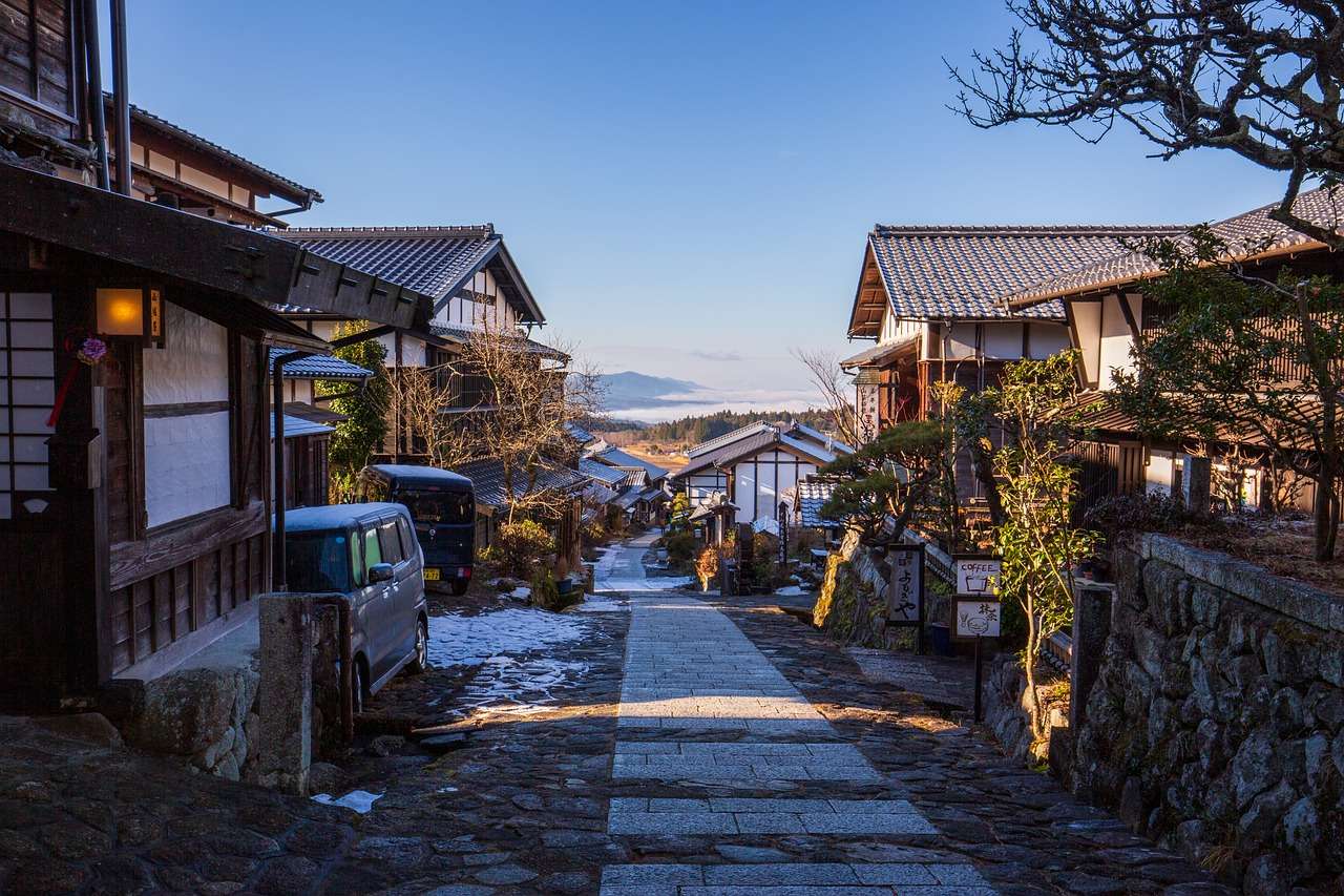 Japans stad pussel på nätet