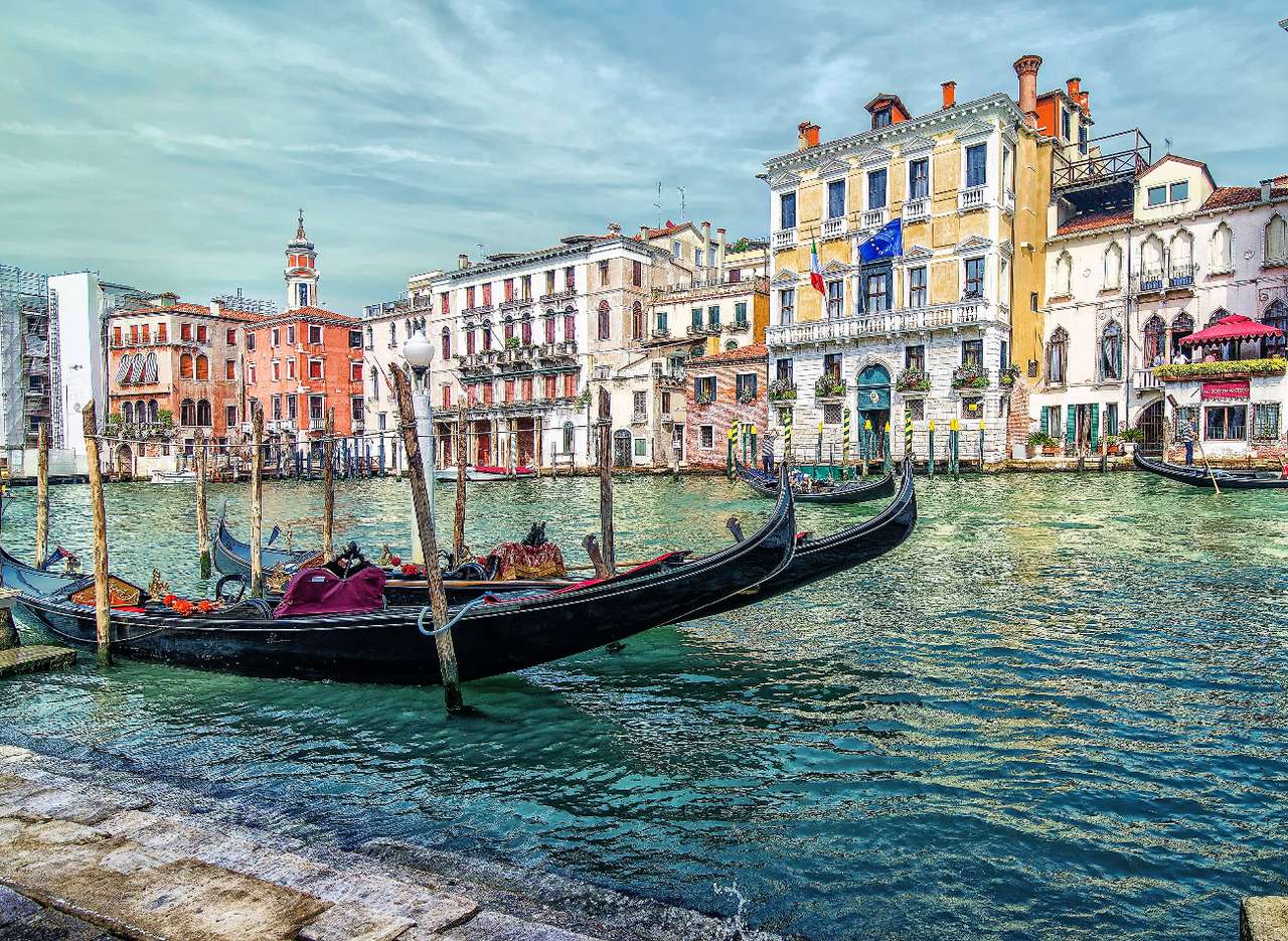 Canal Grande - venetiansk skönhet pussel på nätet