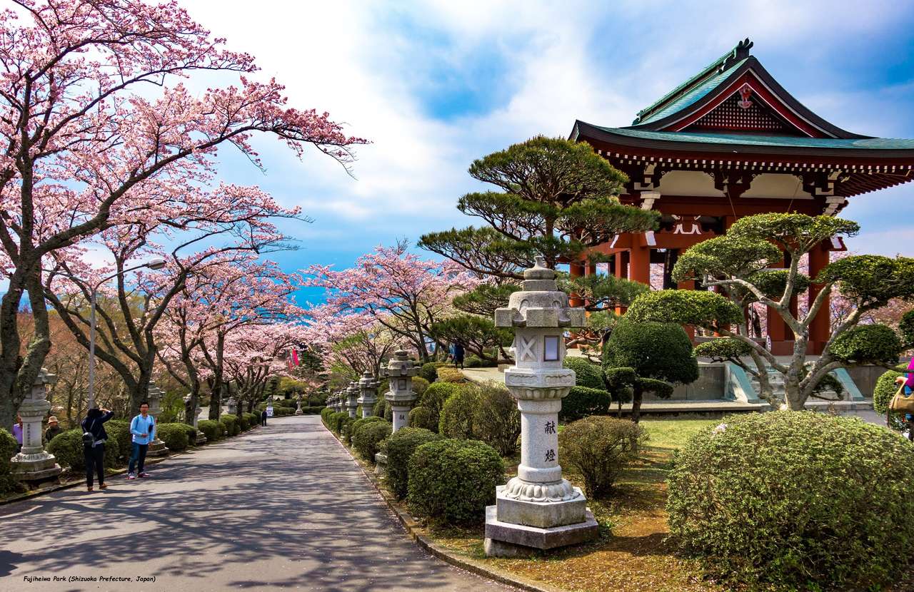 Japão na primavera quebra-cabeças online