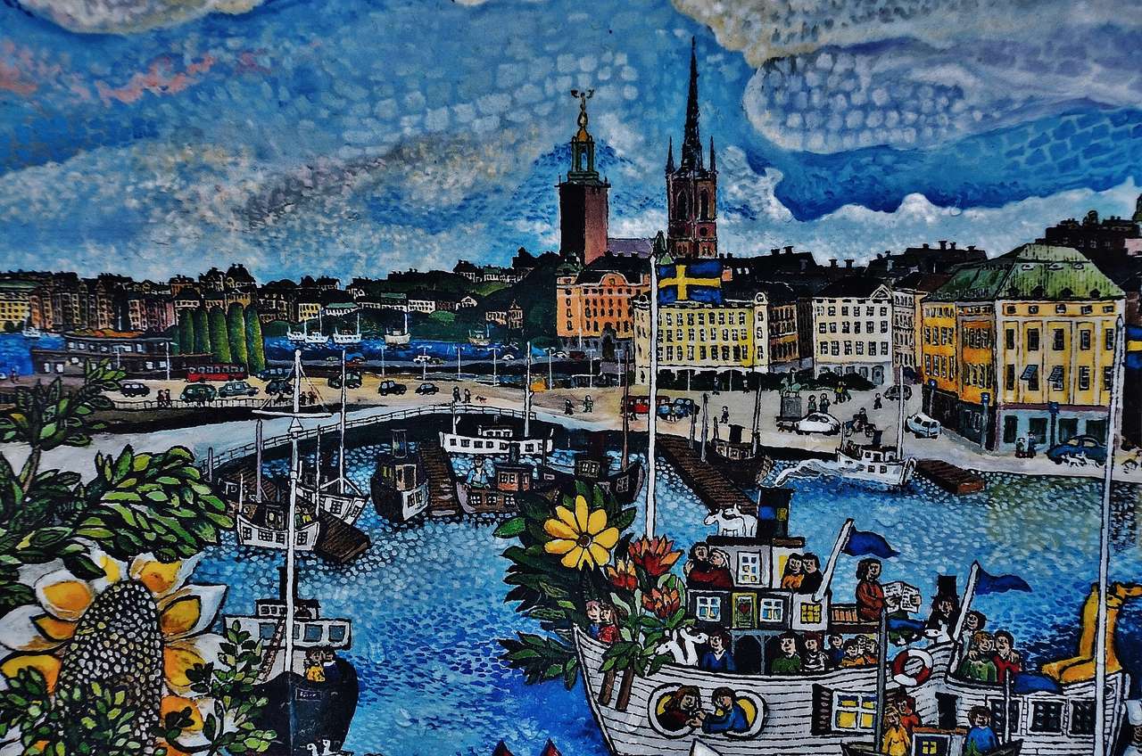 A picture from Stockholm online puzzle
