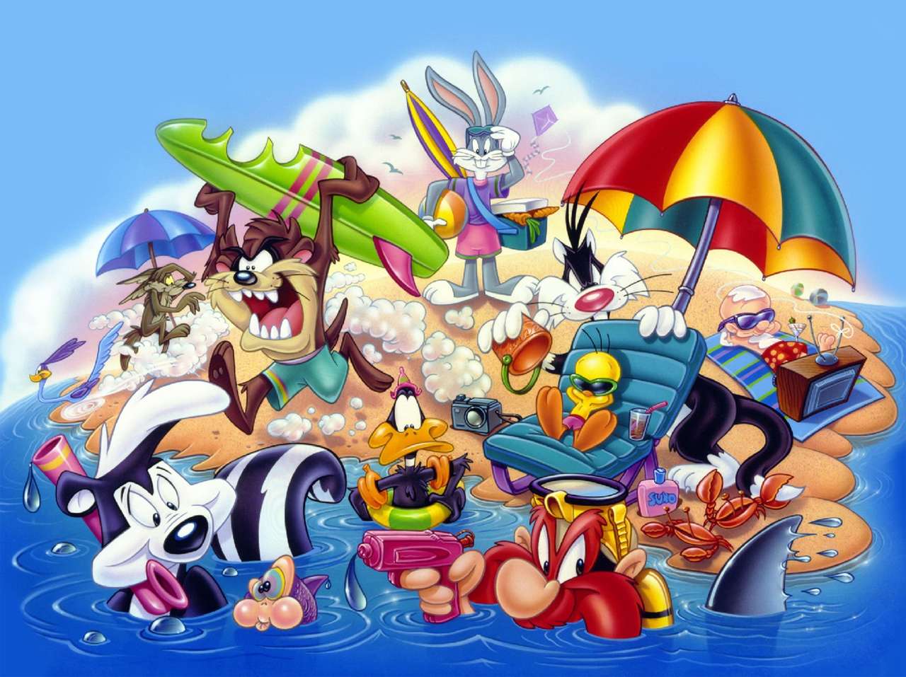 Looney Tunes puzzle en ligne