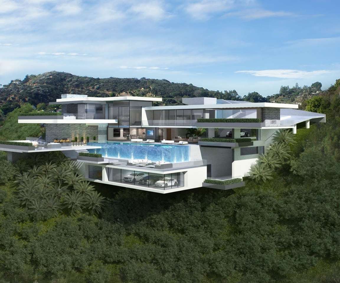 Luxus ház, csodálatos építészet online puzzle