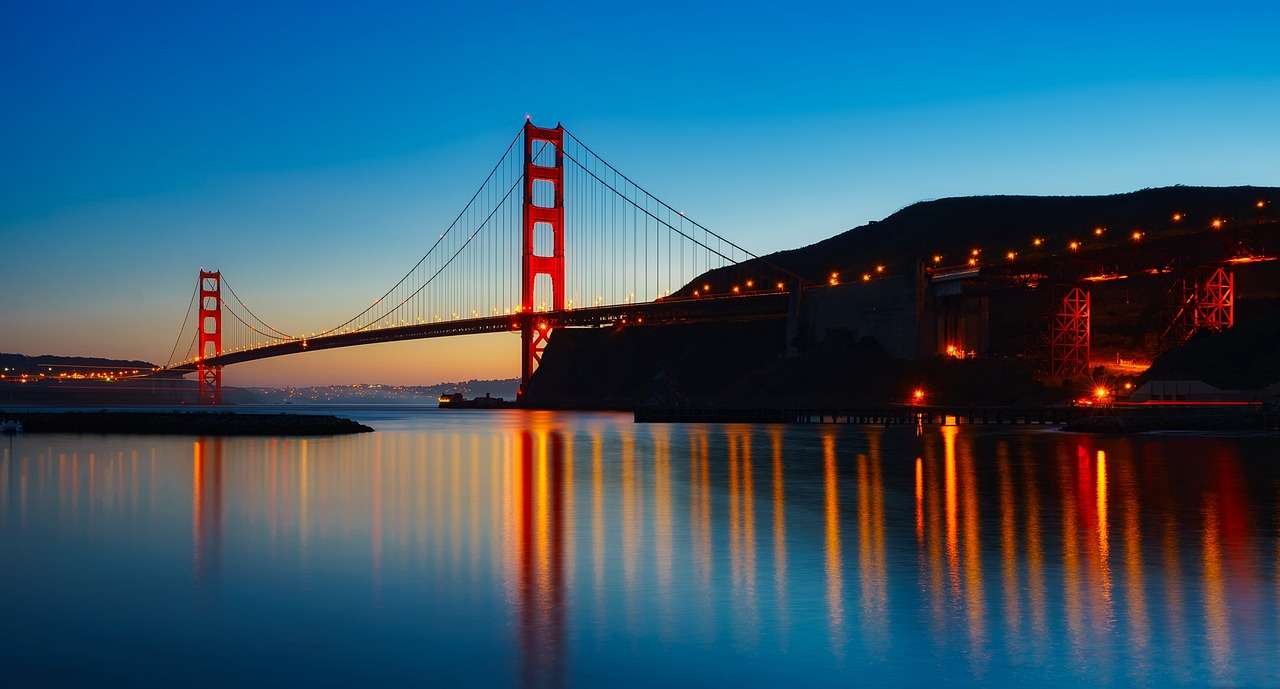 San Francisco Bay pussel på nätet