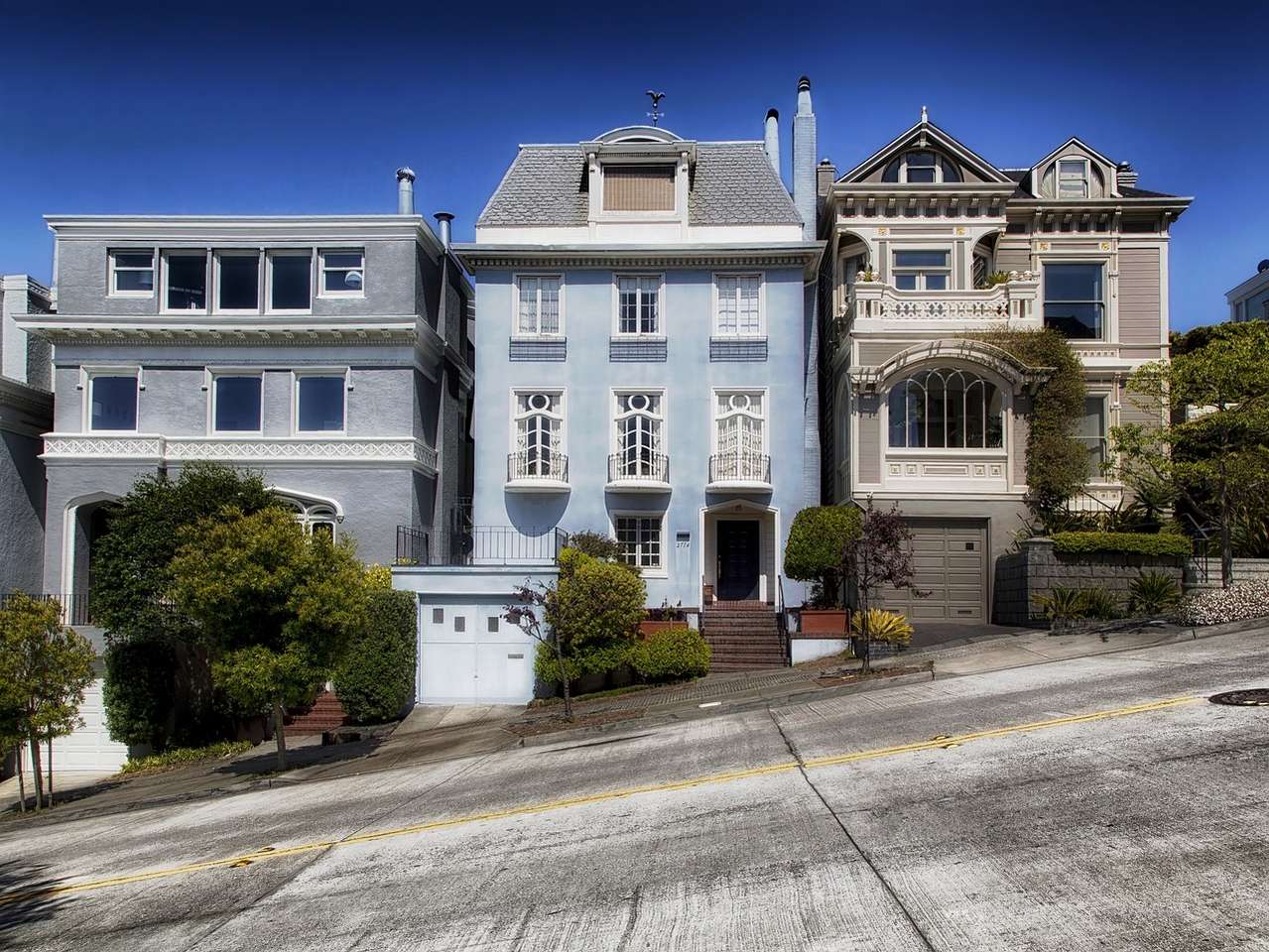 Жилой район Сан-Франциско онлайн-пазл