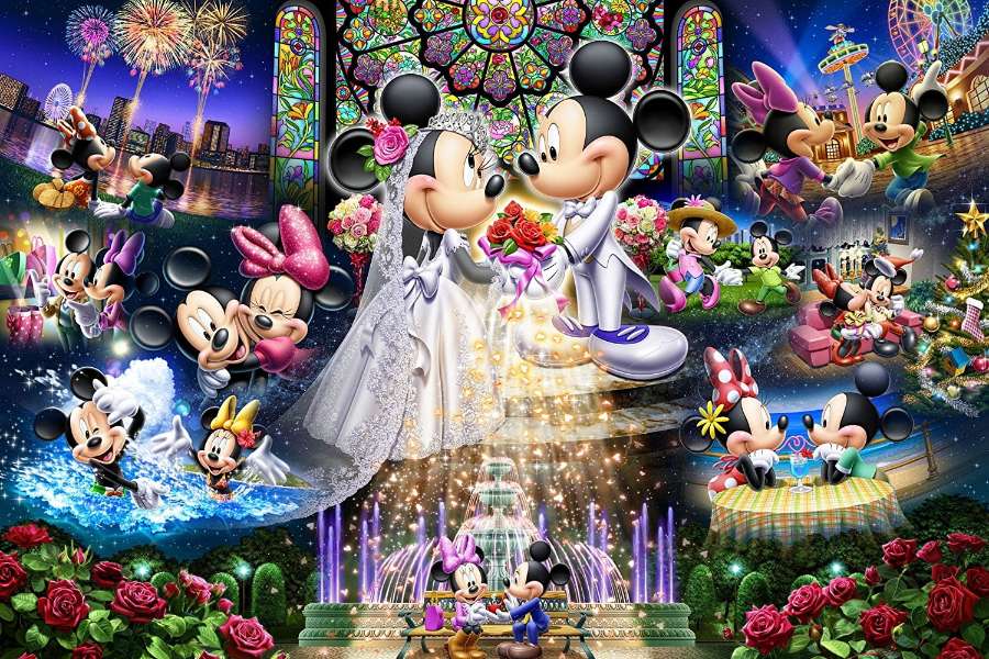 Il sogno di Minna: un bellissimo matrimonio con Miky puzzle online