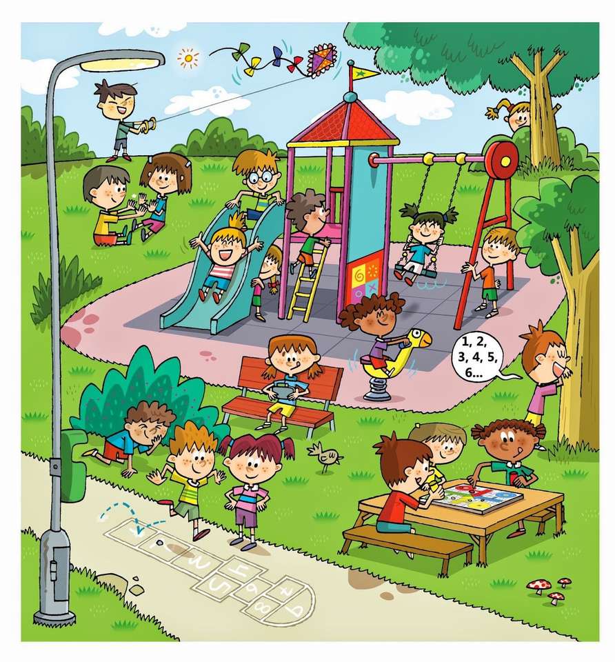 Parc pentru copii puzzle online