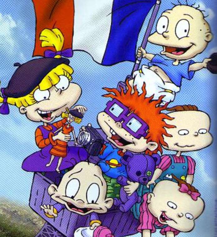Rugrats on the Eiffel Tower online puzzle