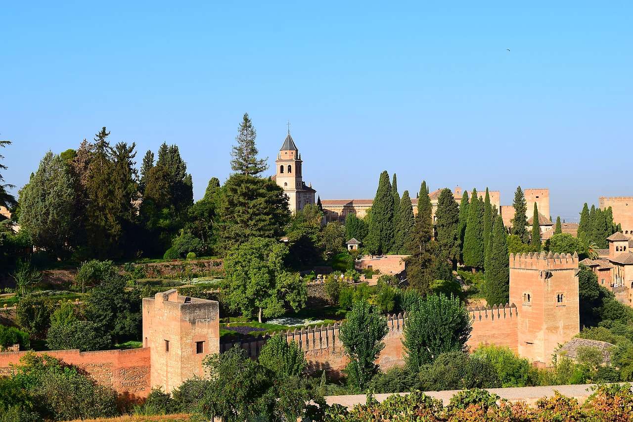 Alhambra erőd online puzzle