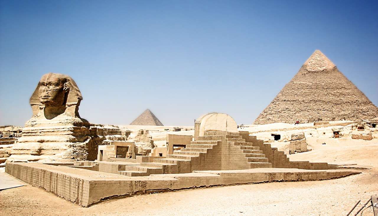 Egyiptomi piramisok online puzzle
