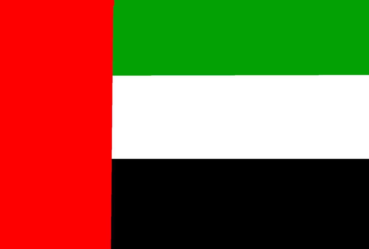 Флаг Объединенных Арабских Эмиратов онлайн-пазл