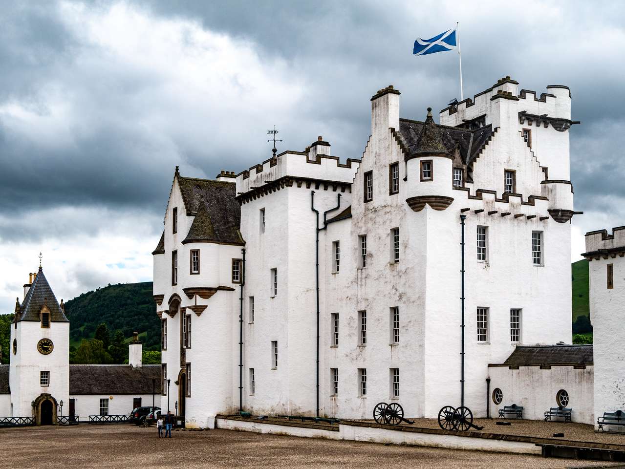Blair kastély, Pitlochry, Skócia, Egyesült Királyság online puzzle