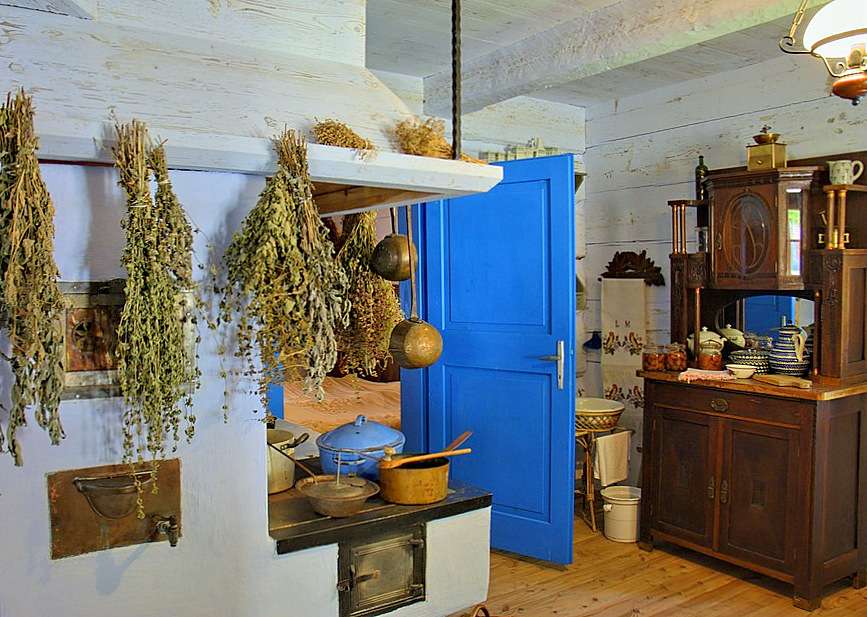 Kuchyně na venkovském sídle skládačky online