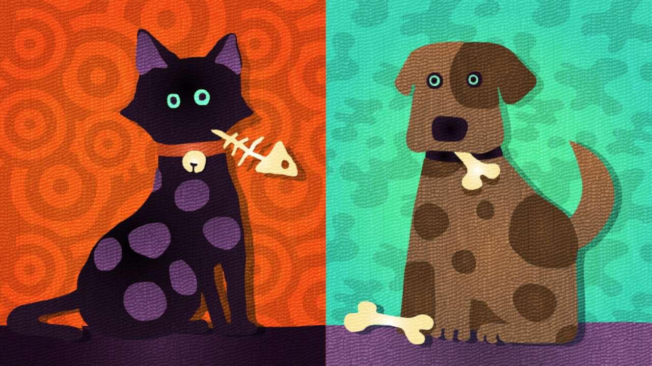 Gatti vs. Cani puzzle online