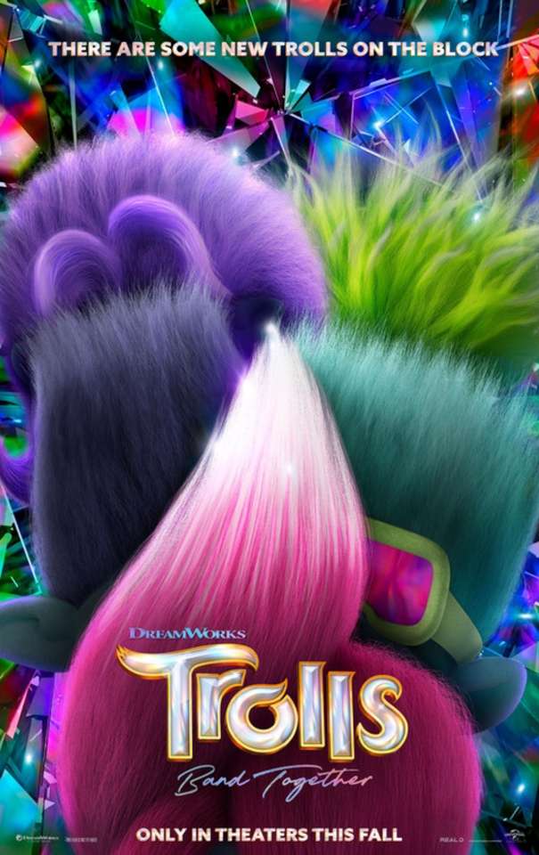 Плакат на филма Trolls Band Together онлайн пъзел