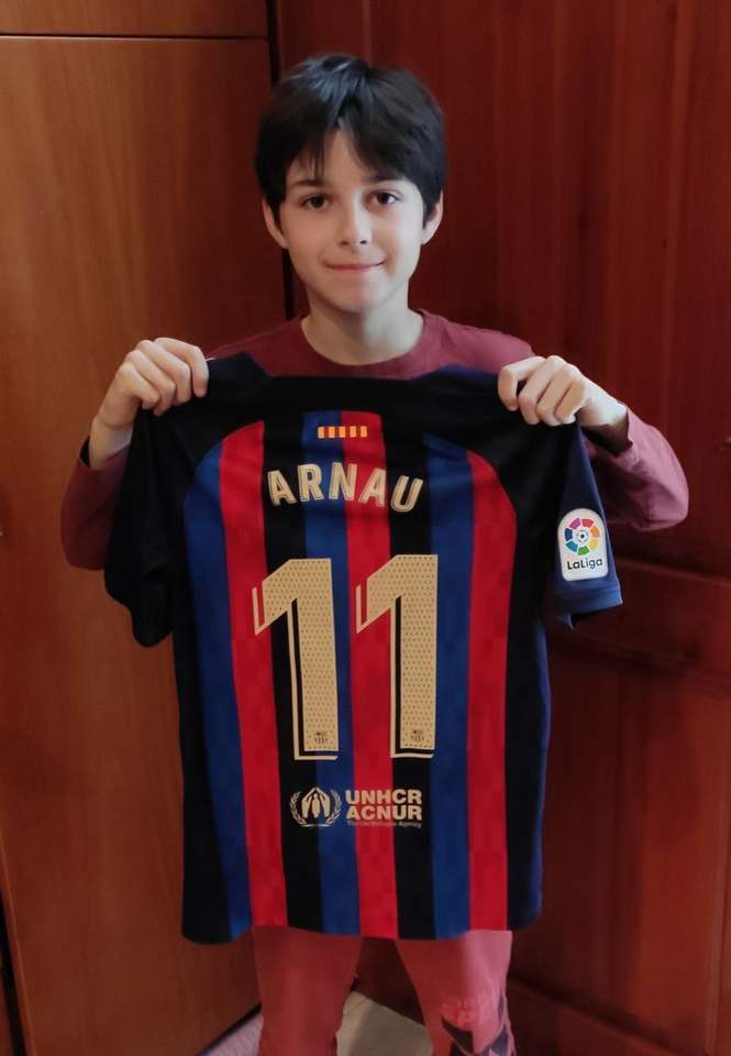 Арнау 11 ФК Барселона онлайн-пазл