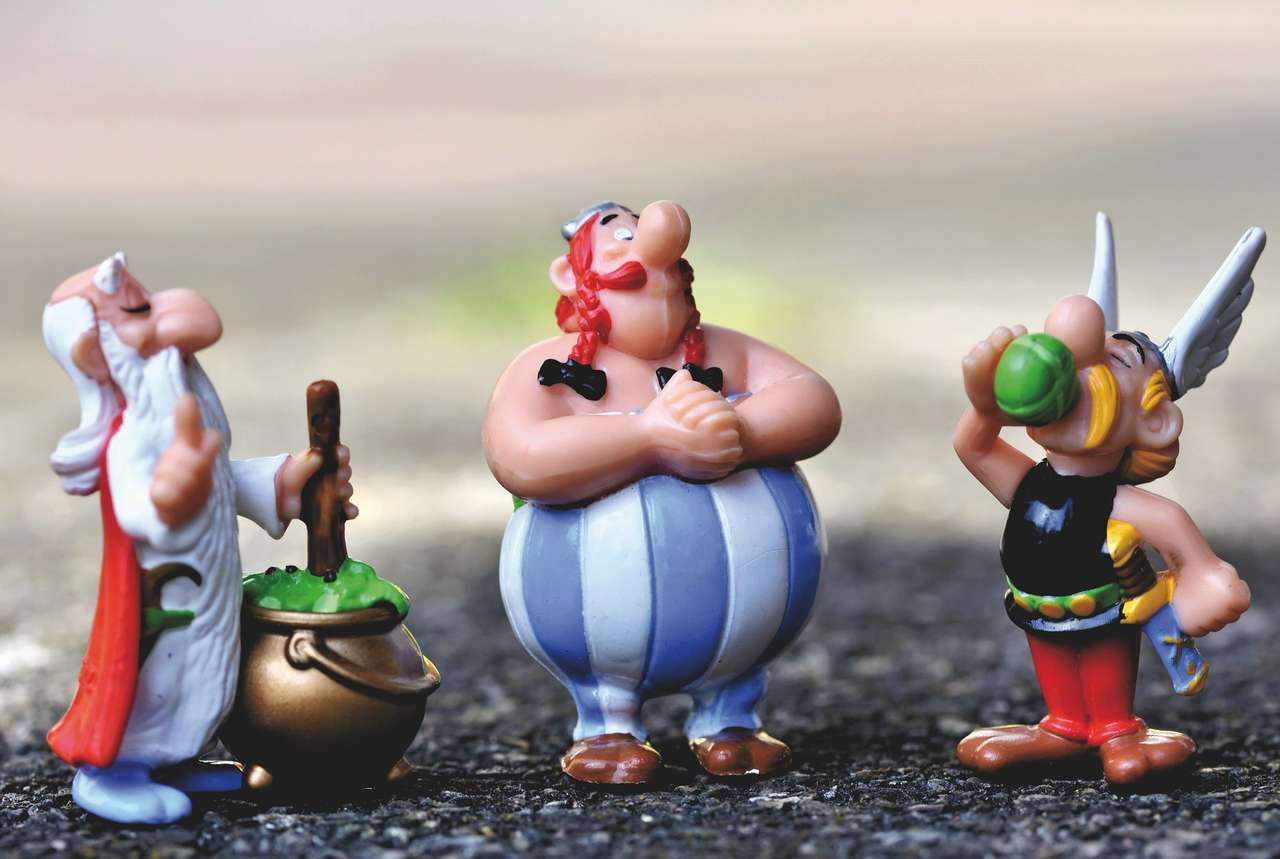 Obelix and Asterix jigsaw puzzle online