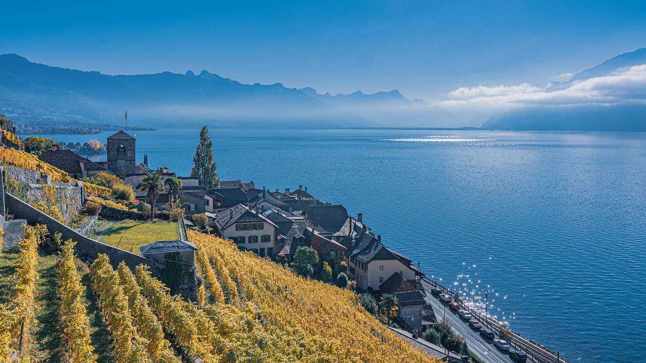 Женевското езеро онлайн пъзел