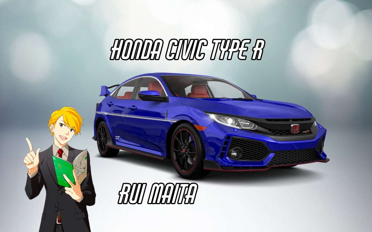 Руї майта та Honda Civic type R пазл онлайн