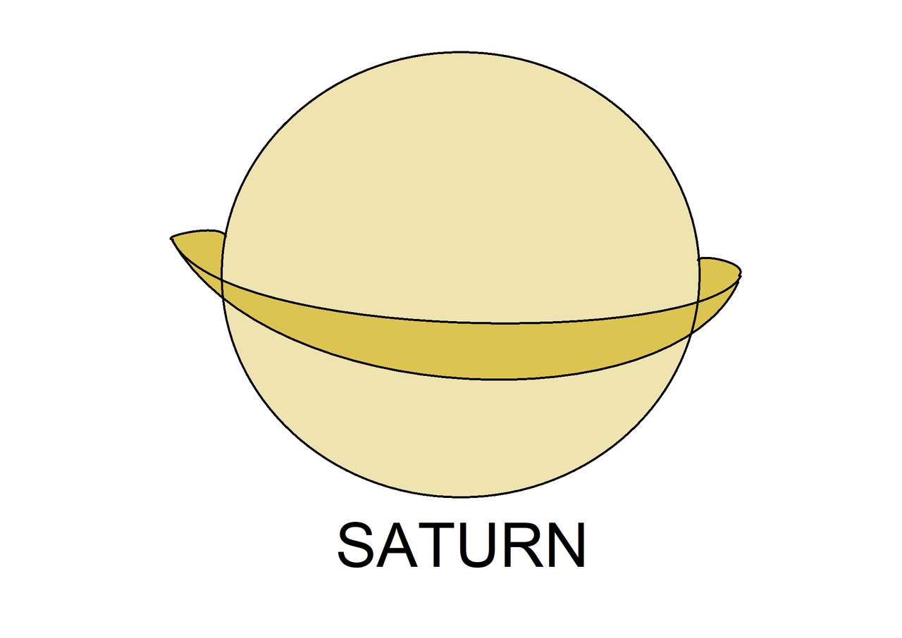 Saturn-Planeten-Puzzle-Fabrik Puzzlespiel online