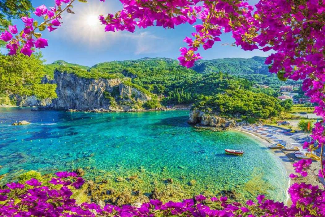 Корфу - Гърция. онлайн пъзел