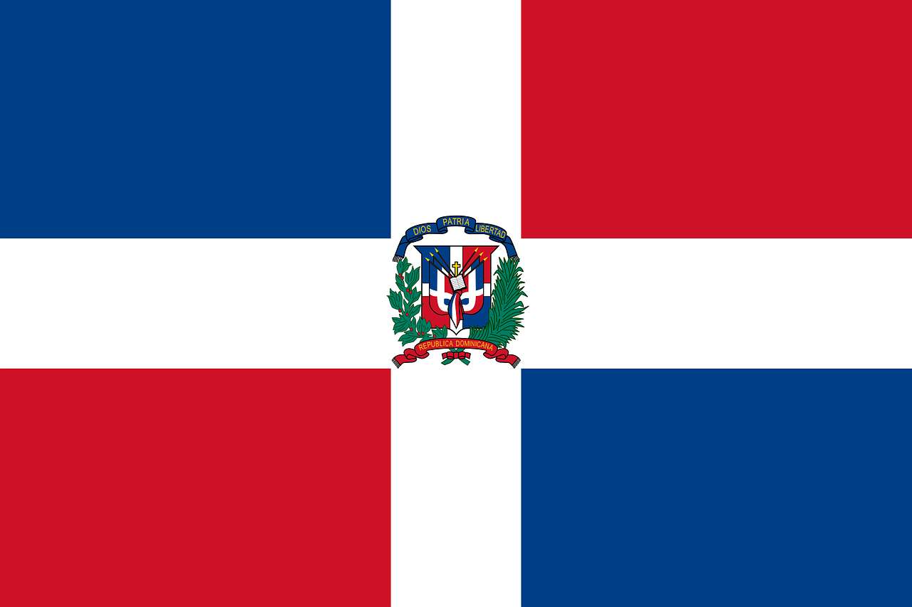 ドミニカ共和国の旗 オンラインパズル