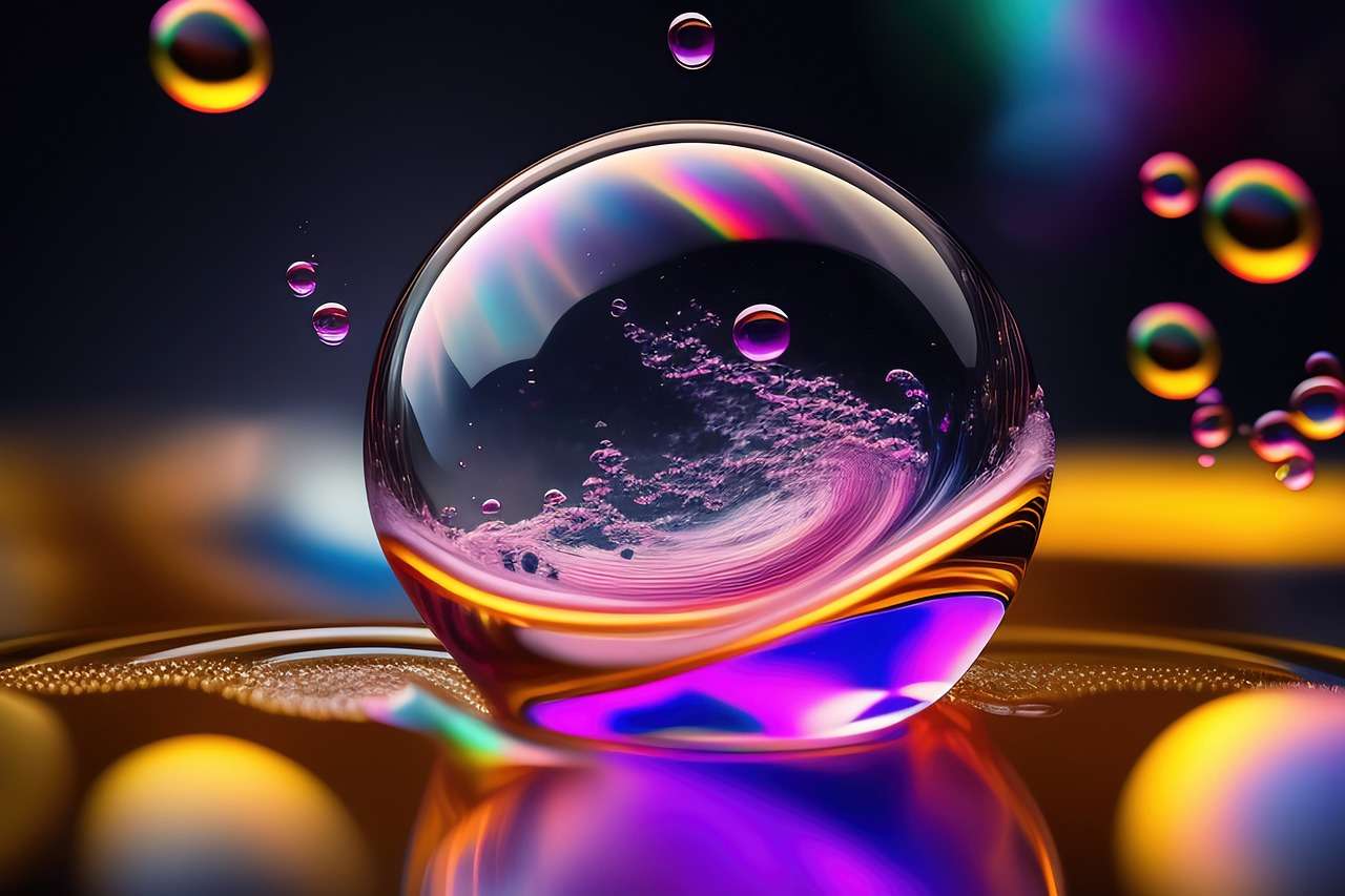 Bubliny Mýdlové bubliny online puzzle