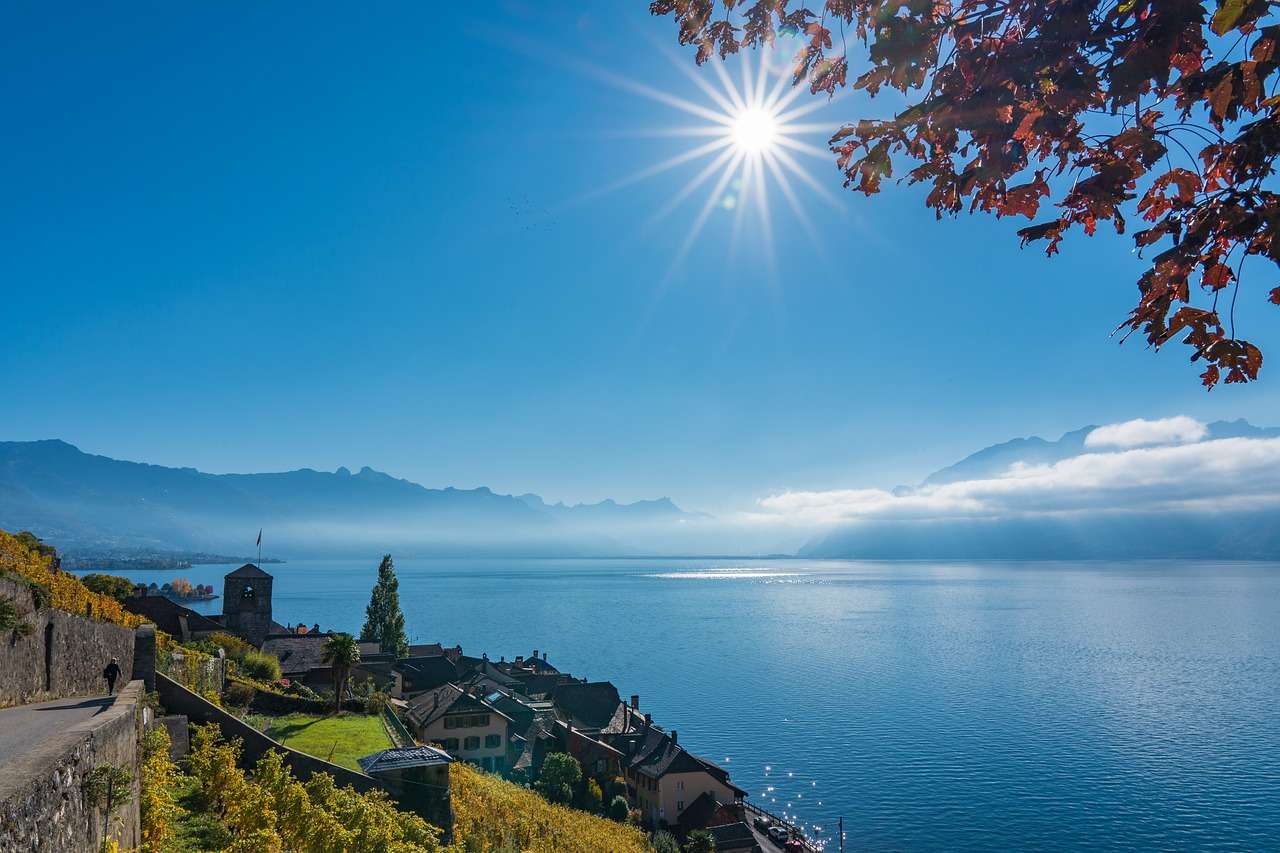 Женевското езеро онлайн пъзел