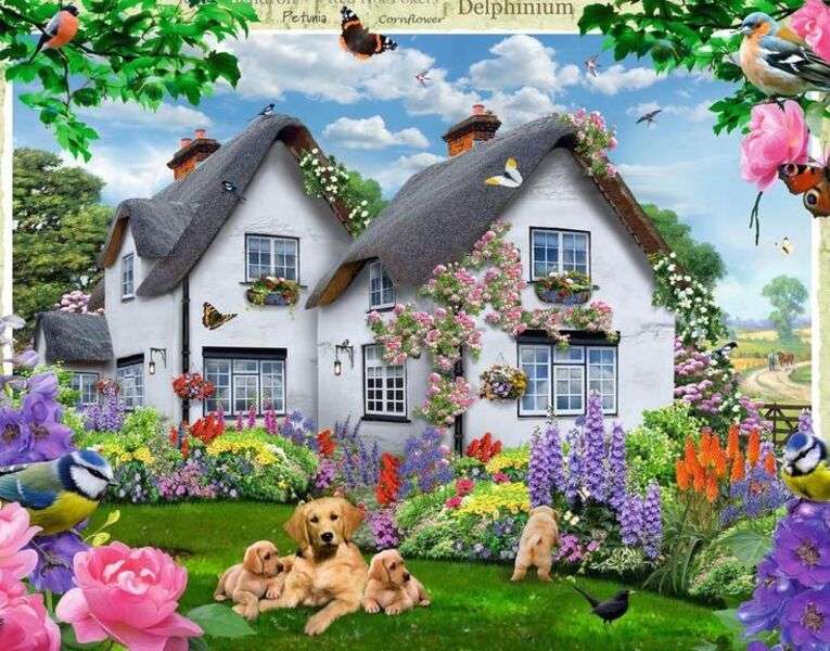 Cachorro com seus filhotes #270 puzzle online