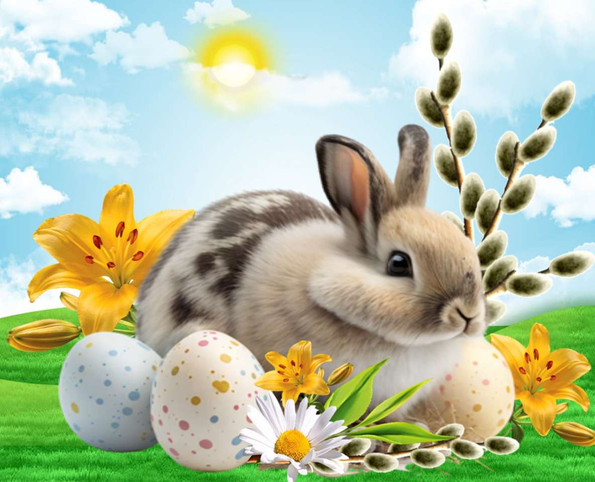 Easter Bunny jigsaw puzzle online