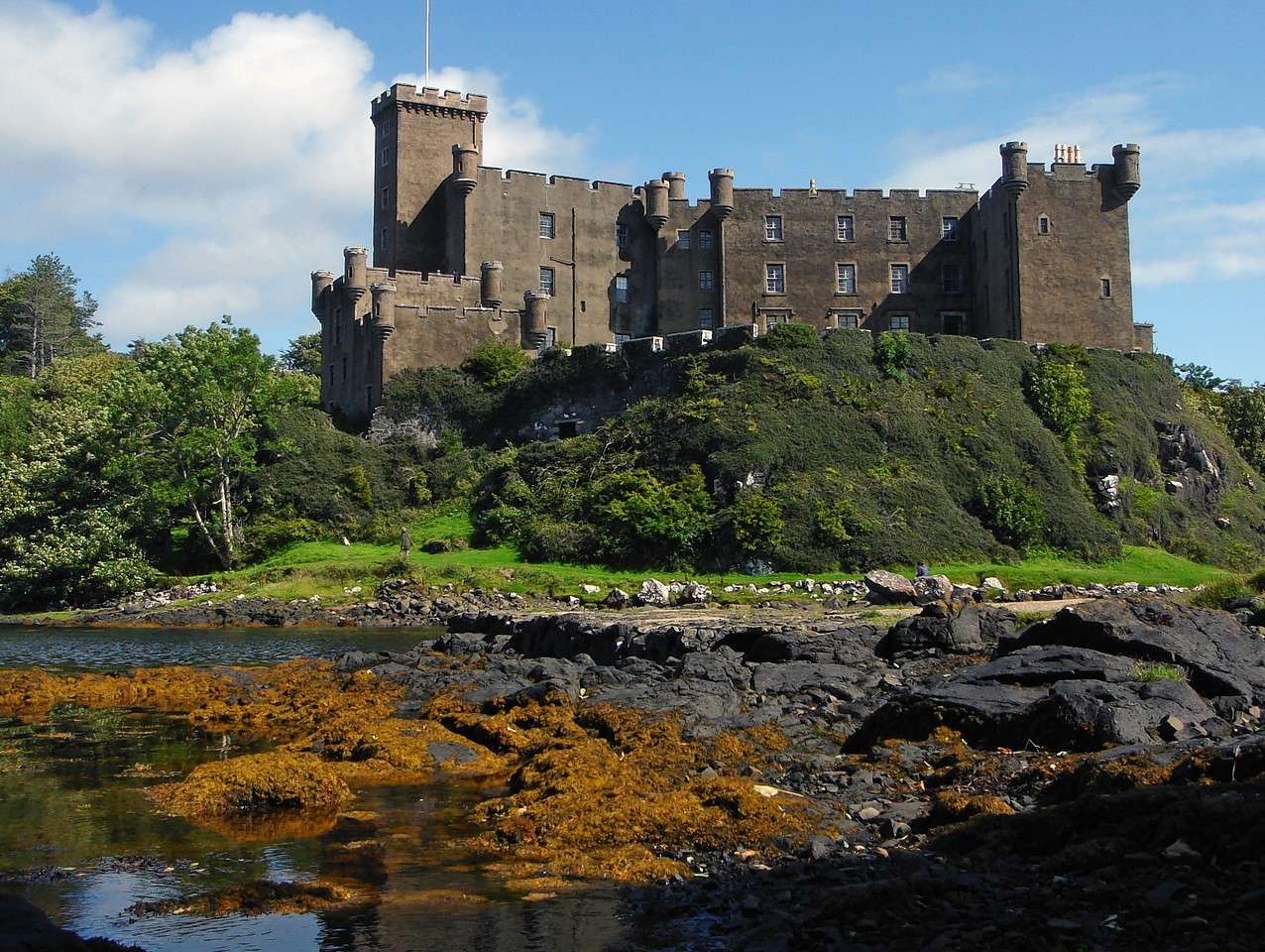 wunderschönes Dunvegan Castle Online-Puzzle