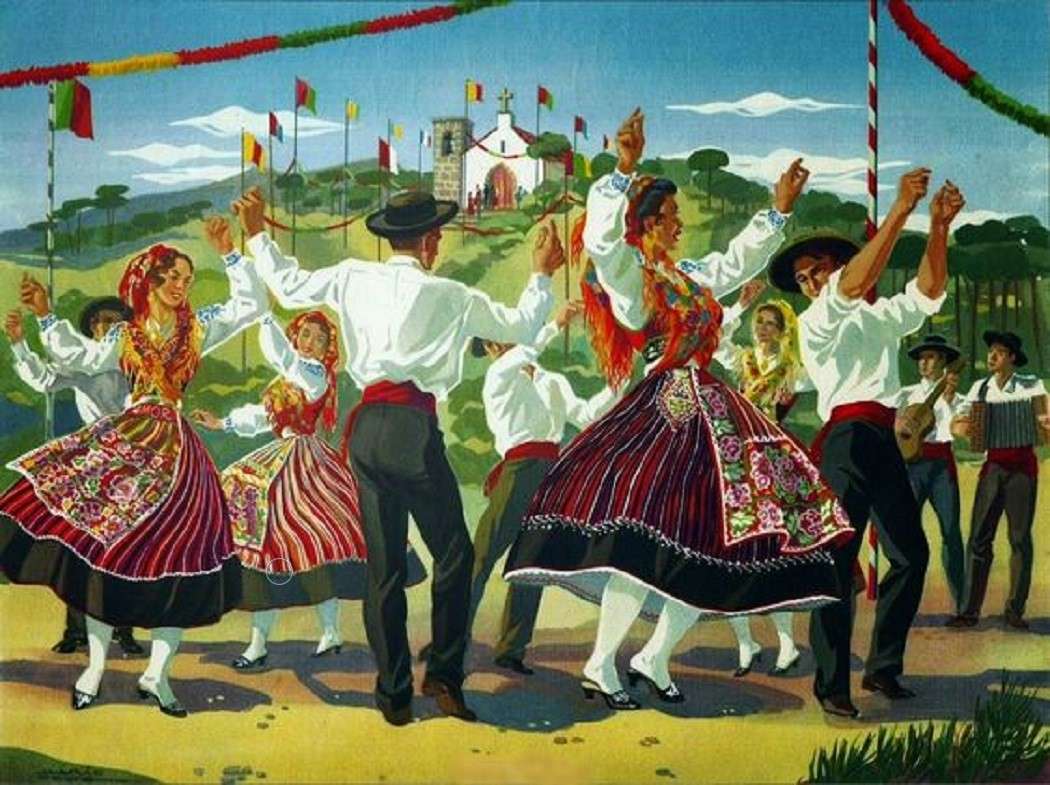 Παραδοσιακός χορός - Πορτογαλία online παζλ