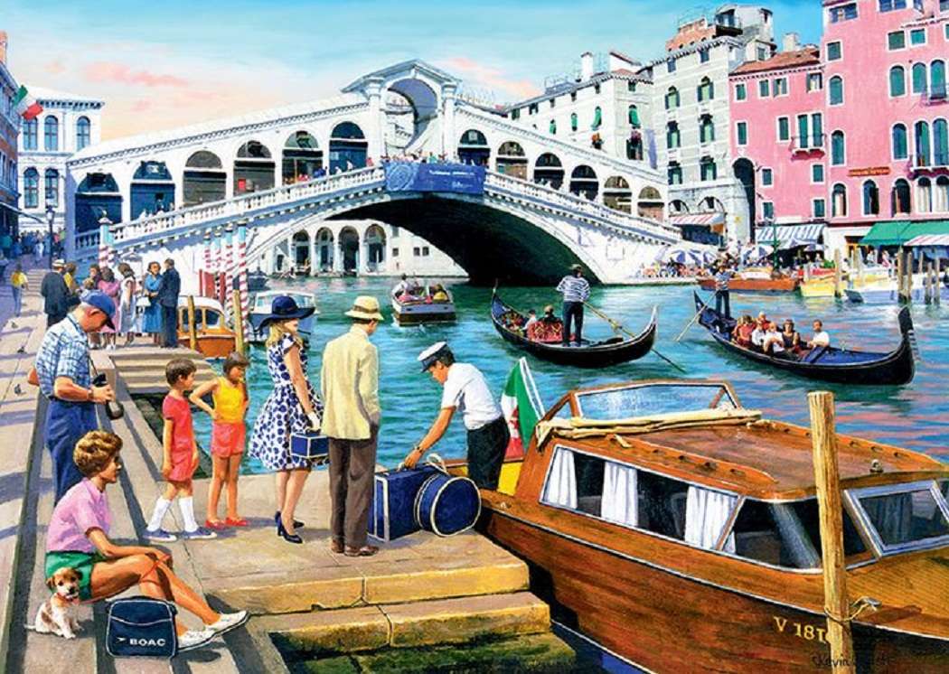 Rialtobrücke - Venedig Online-Puzzle
