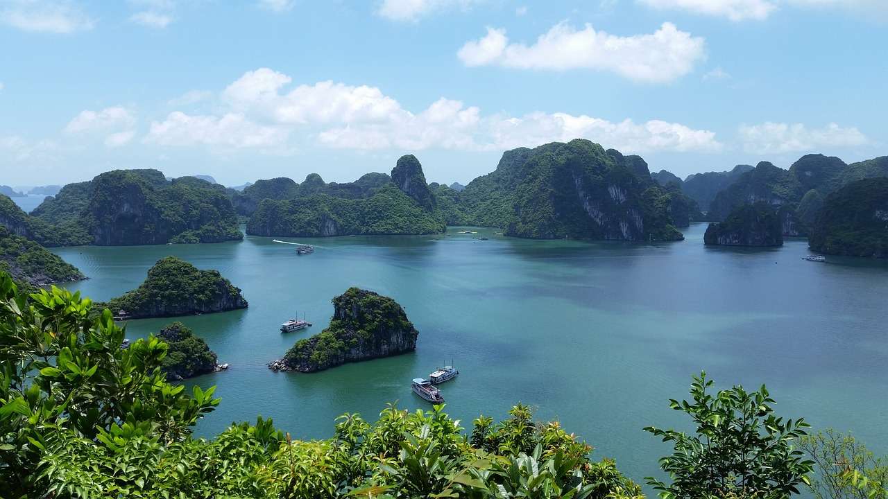 Вьетнам Бухта Халонг пазл онлайн