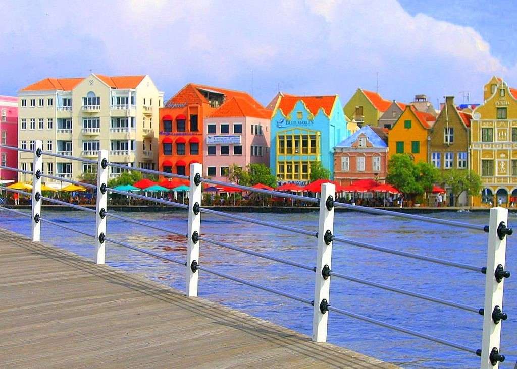 Holandsko. Pohled z mostu online puzzle