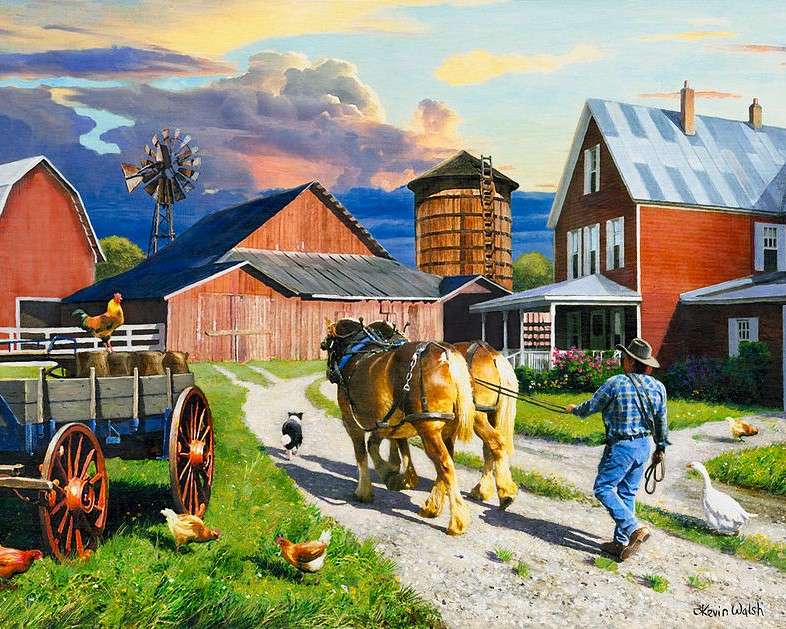 work on the farm jigsaw puzzle online