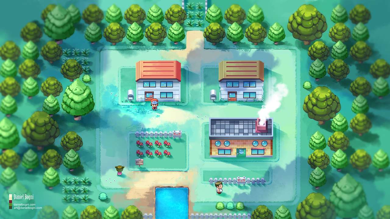 Pallet Town skládačky online