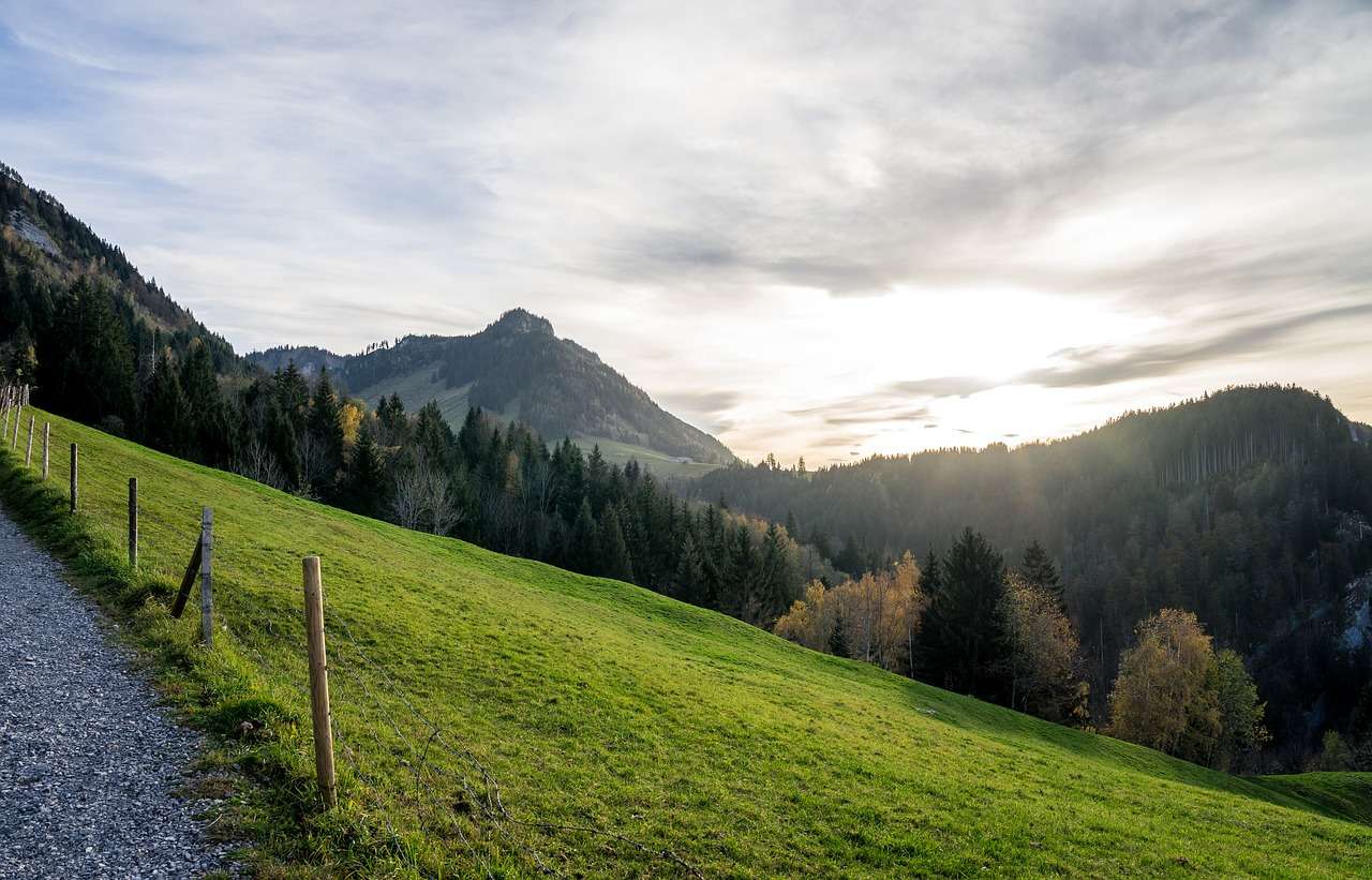 hegyek Ausztria kirakós online
