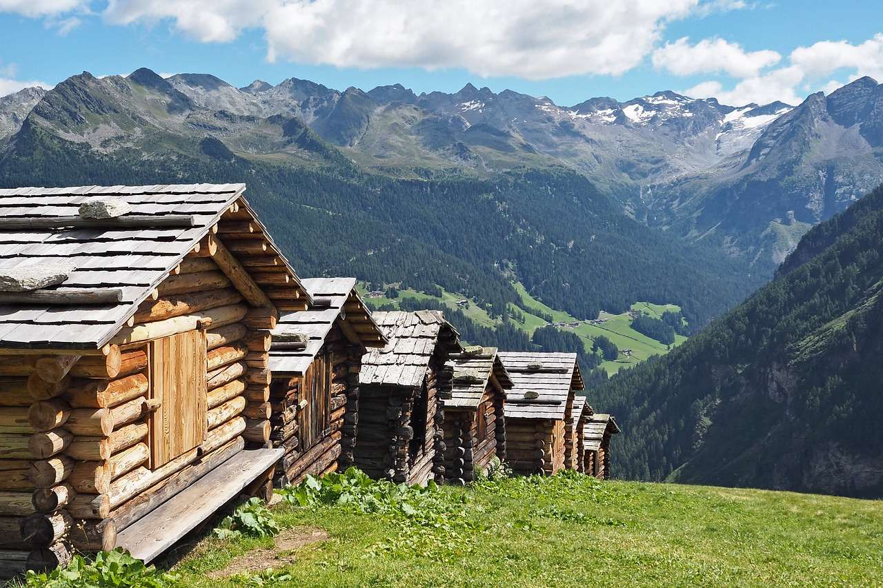 Dél-Tirol táj kirakós online