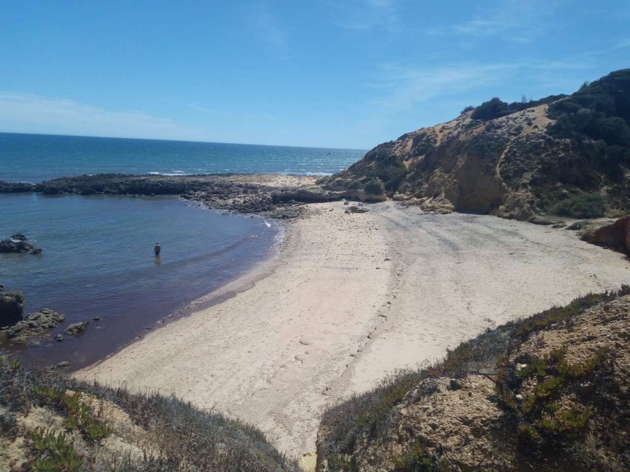 Plage déserte puzzle en ligne