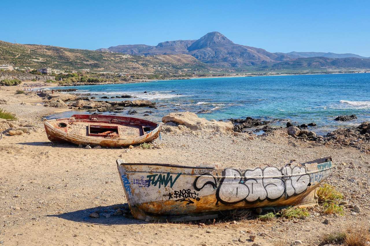 Strand Griekenland online puzzel