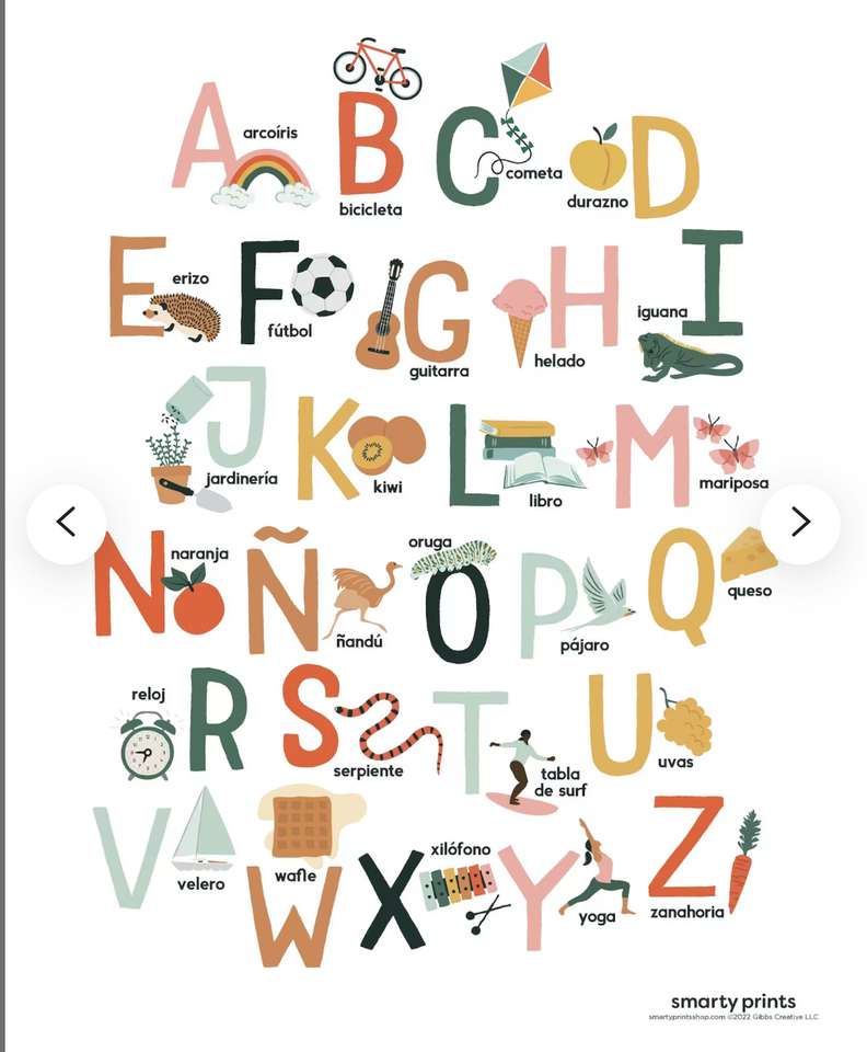 Des lettres puzzle en ligne