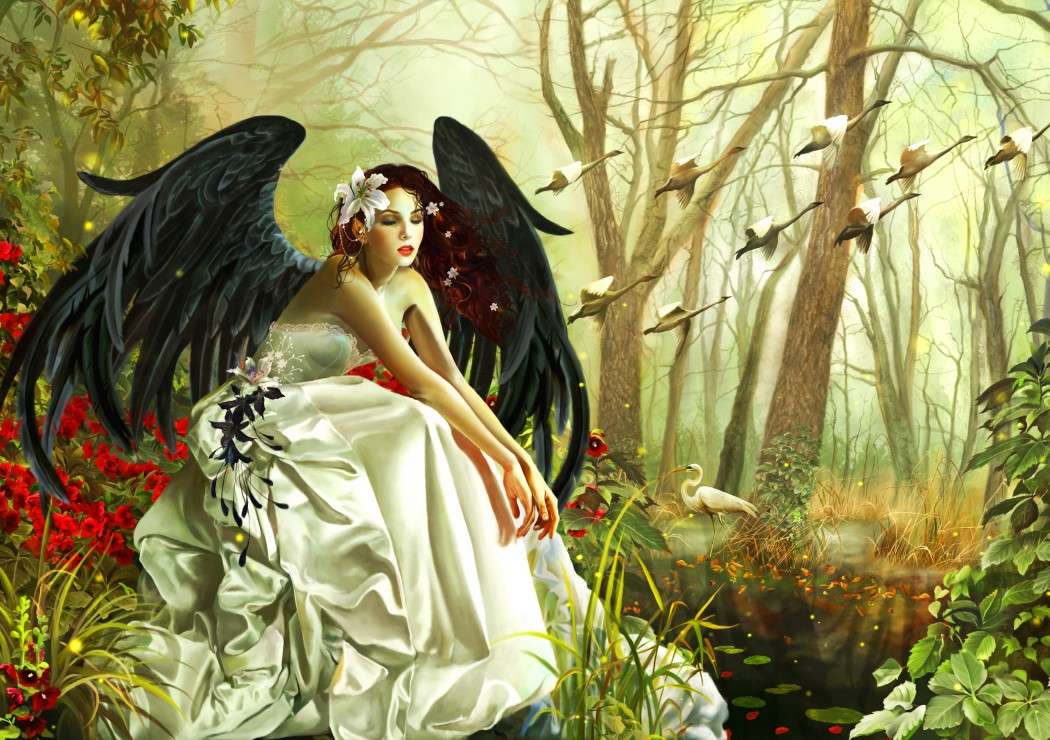 fairy by the pond jigsaw puzzle online