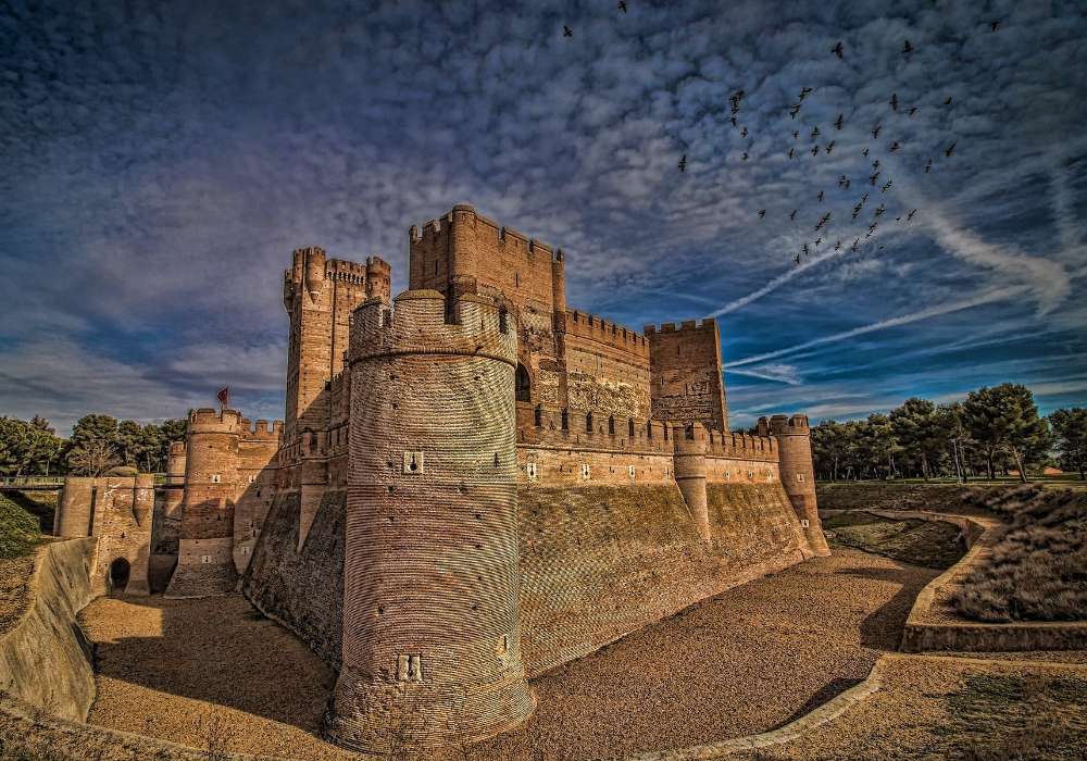 Spanyolország-Valladolid-La Mota kastély kirakós online