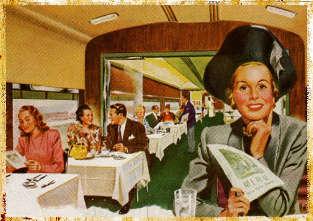 Vagon-restaurant puzzle online