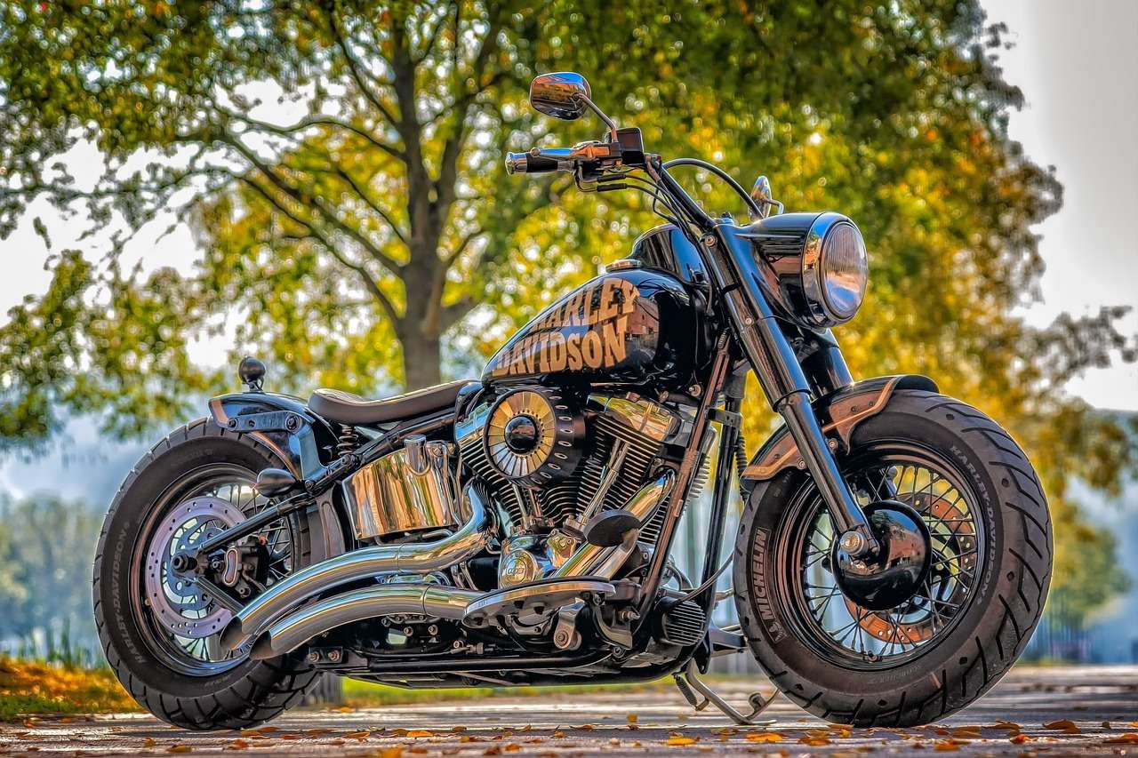 Harley Davidson Motorfiets online puzzel